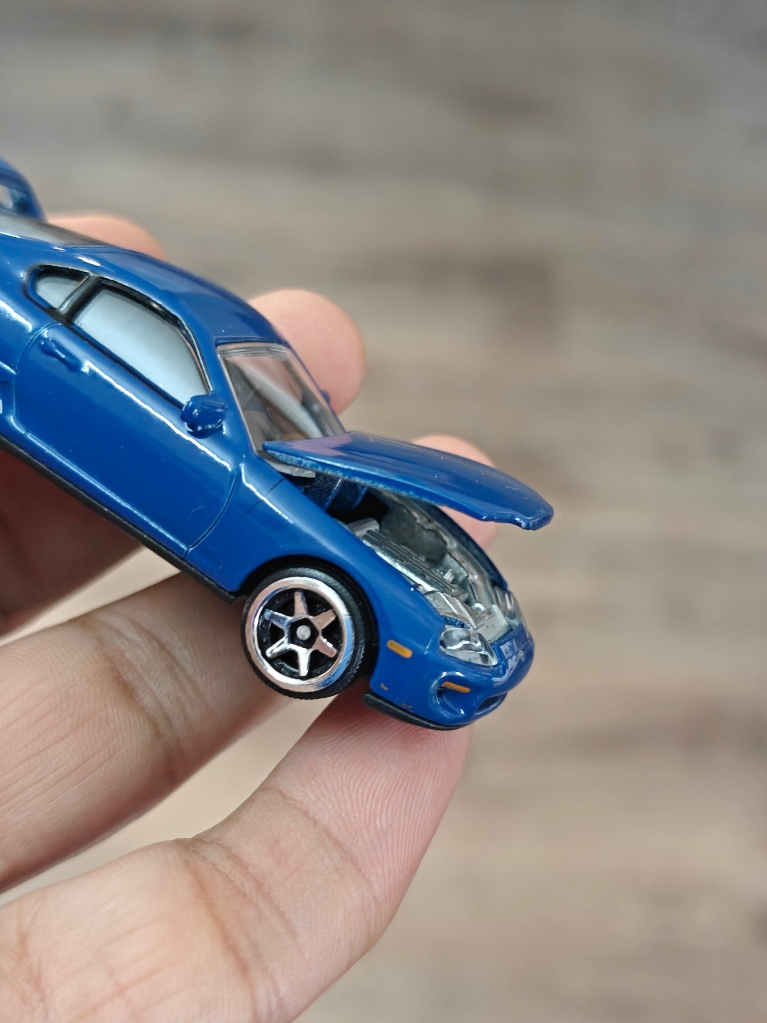Majorette JDM Toyota Supra JZA80 - Blue (Uncarded - New) - Kinder Logs