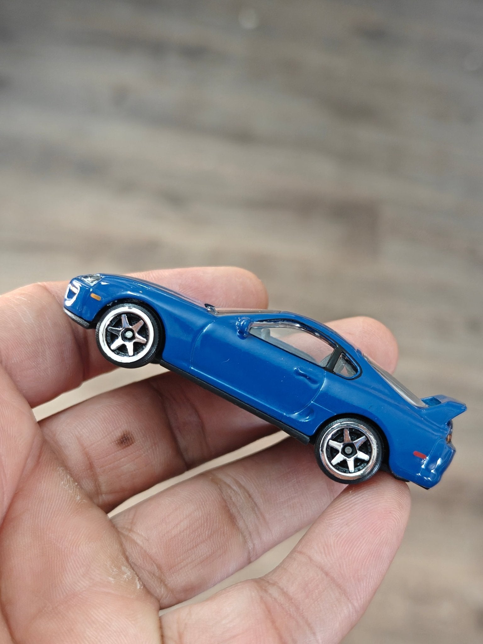Majorette JDM Toyota Supra JZA80 - Blue (Uncarded - New) - Kinder Logs
