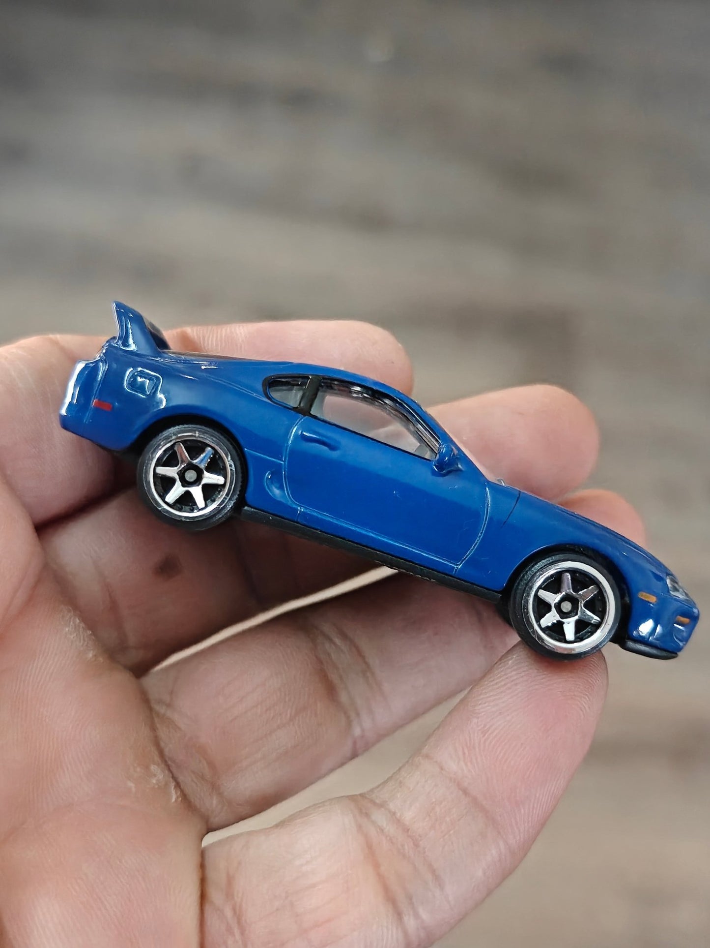 Majorette JDM Toyota Supra JZA80 - Blue (Uncarded - New) - Kinder Logs