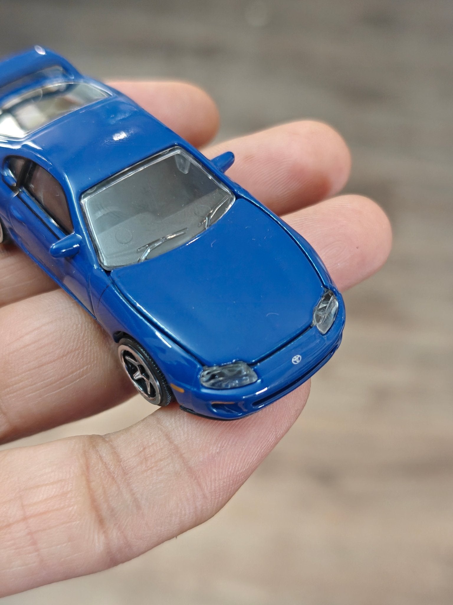 Majorette JDM Toyota Supra JZA80 - Blue (Uncarded - New) - Kinder Logs