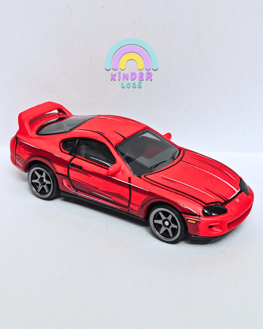 Majorette JDM Toyota Supra JZA80 - Red (Uncarded - New) - Kinder Logs