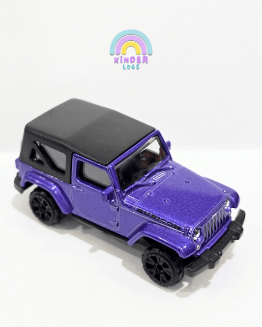 Majorette Jeep Wrangler Rubicon - Purple (Uncarded) - Kinder Logs