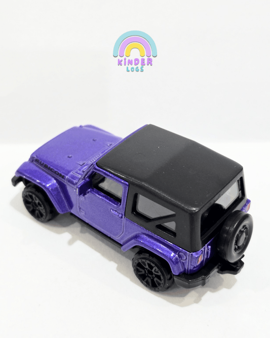 Majorette Jeep Wrangler Rubicon - Purple (Uncarded) - Kinder Logs