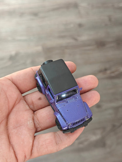 Majorette Jeep Wrangler Rubicon - Purple (Uncarded - New) - Kinder Logs