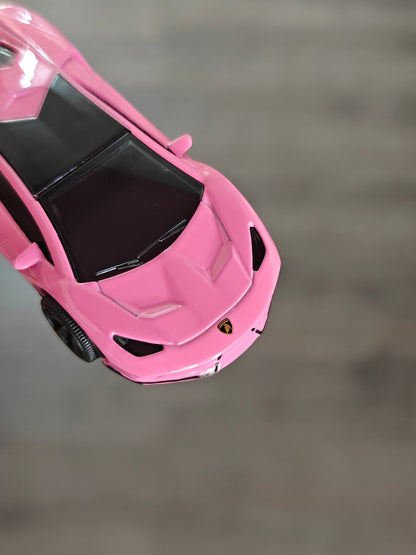 Majorette Lamborghini Centenario - Pink (Uncarded) - Kinder Logs