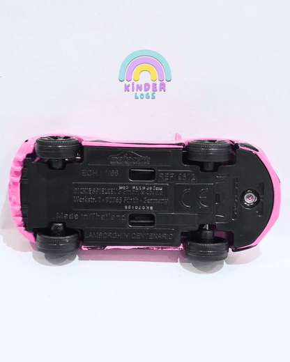 Majorette Lamborghini Centenario - Pink (Uncarded - New) - Kinder Logs