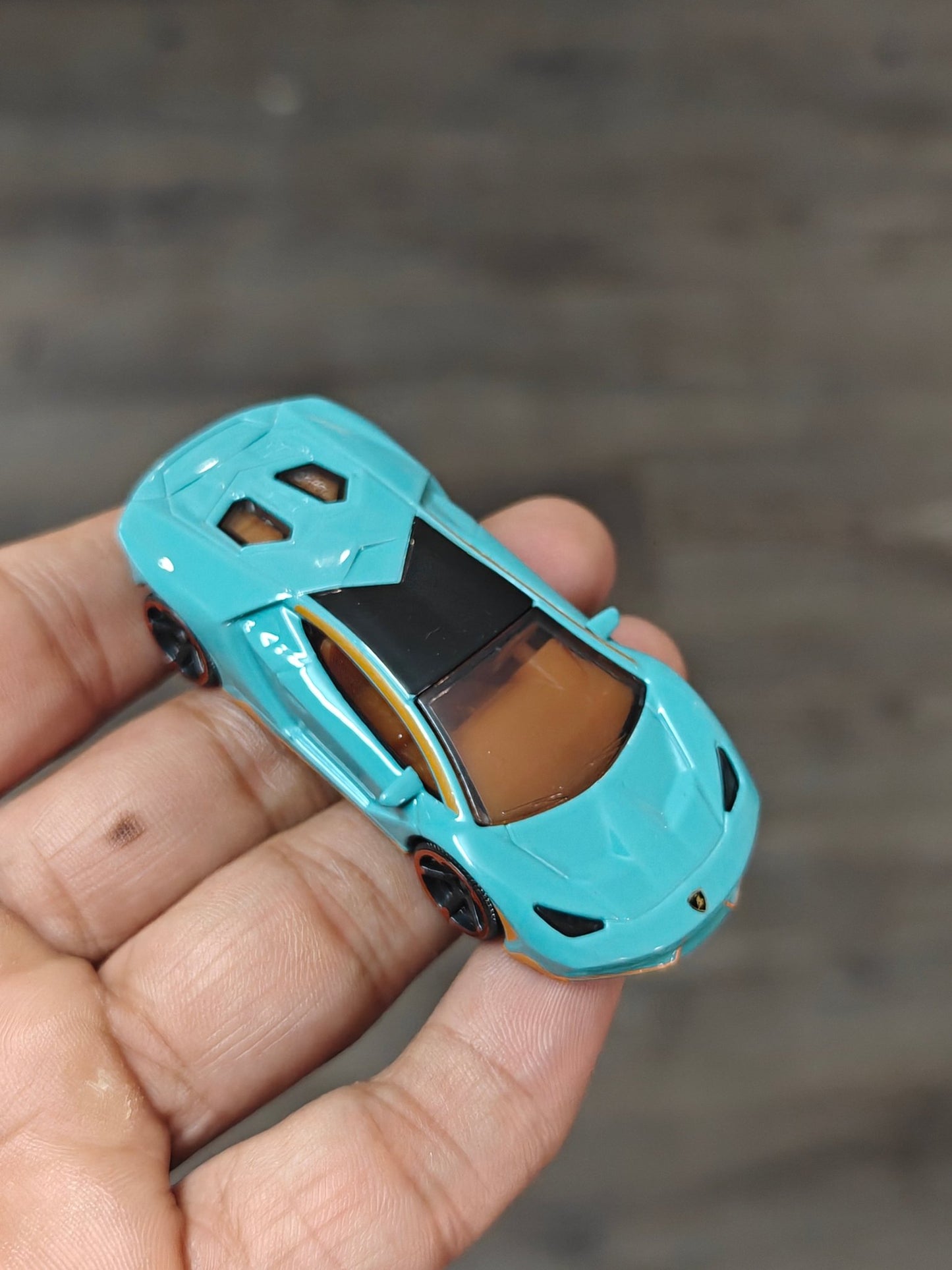 Majorette Lamborghini Centenario - Turquoise (Uncarded - New) - Kinder Logs