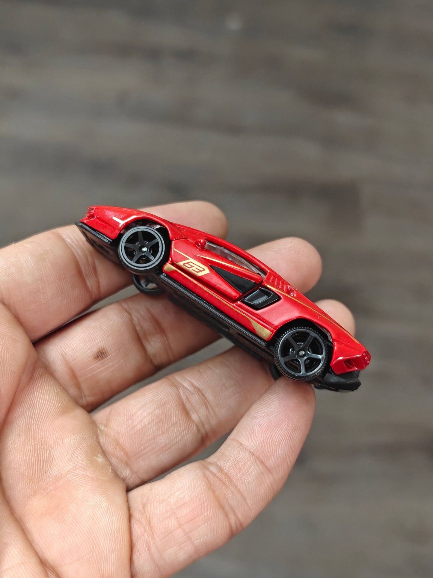 Majorette Lamborghini Countach LPI 800 - 4 - Red (Uncarded - New) - Kinder Logs