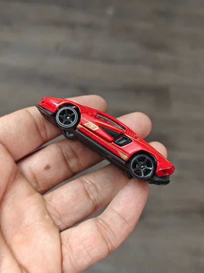 Majorette Lamborghini Countach LPI 800 - 4 - Red (Uncarded - New) - Kinder Logs