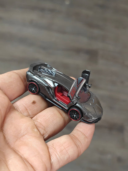 Majorette Lamborghini Sian FKP 37 - Grey (Uncarded - New) - Kinder Logs