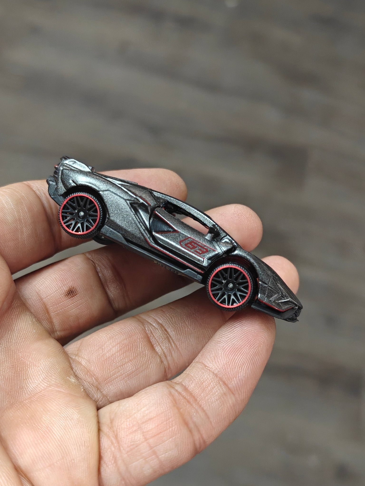 Majorette Lamborghini Sian FKP 37 - Grey (Uncarded - New) - Kinder Logs