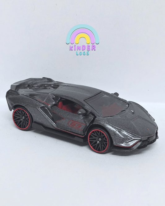 Majorette Lamborghini Sian FKP 37 - Grey (Uncarded - New) - Kinder Logs