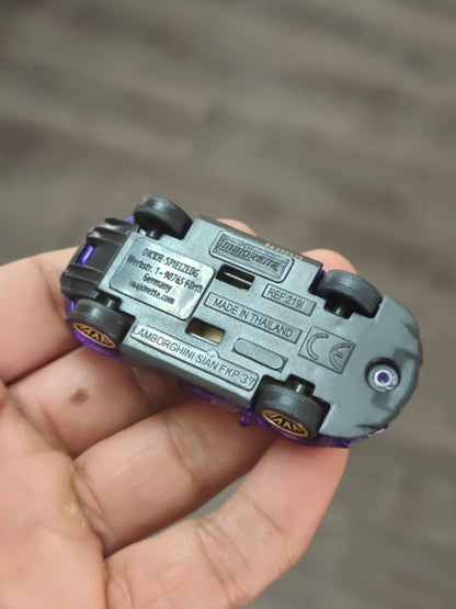 Majorette Lamborghini Sian FKP 37 - Purple (Uncarded - New) - Kinder Logs