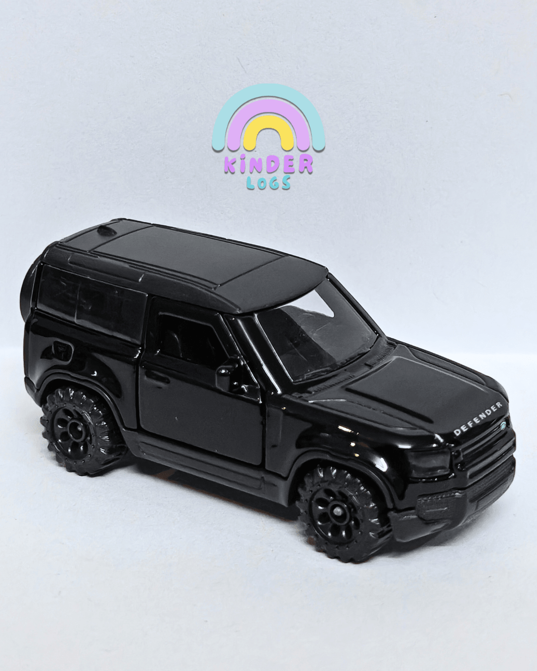 Majorette Land Rover Defender 90 Black Edition (Uncarded - New) - Kinder Logs