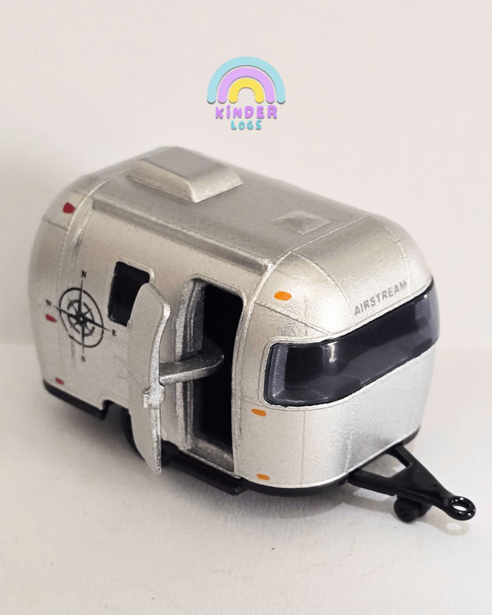 Majorette Land Rover Defender 90 With Airstream Sport 16 (Uncarded) - Kinder Logs