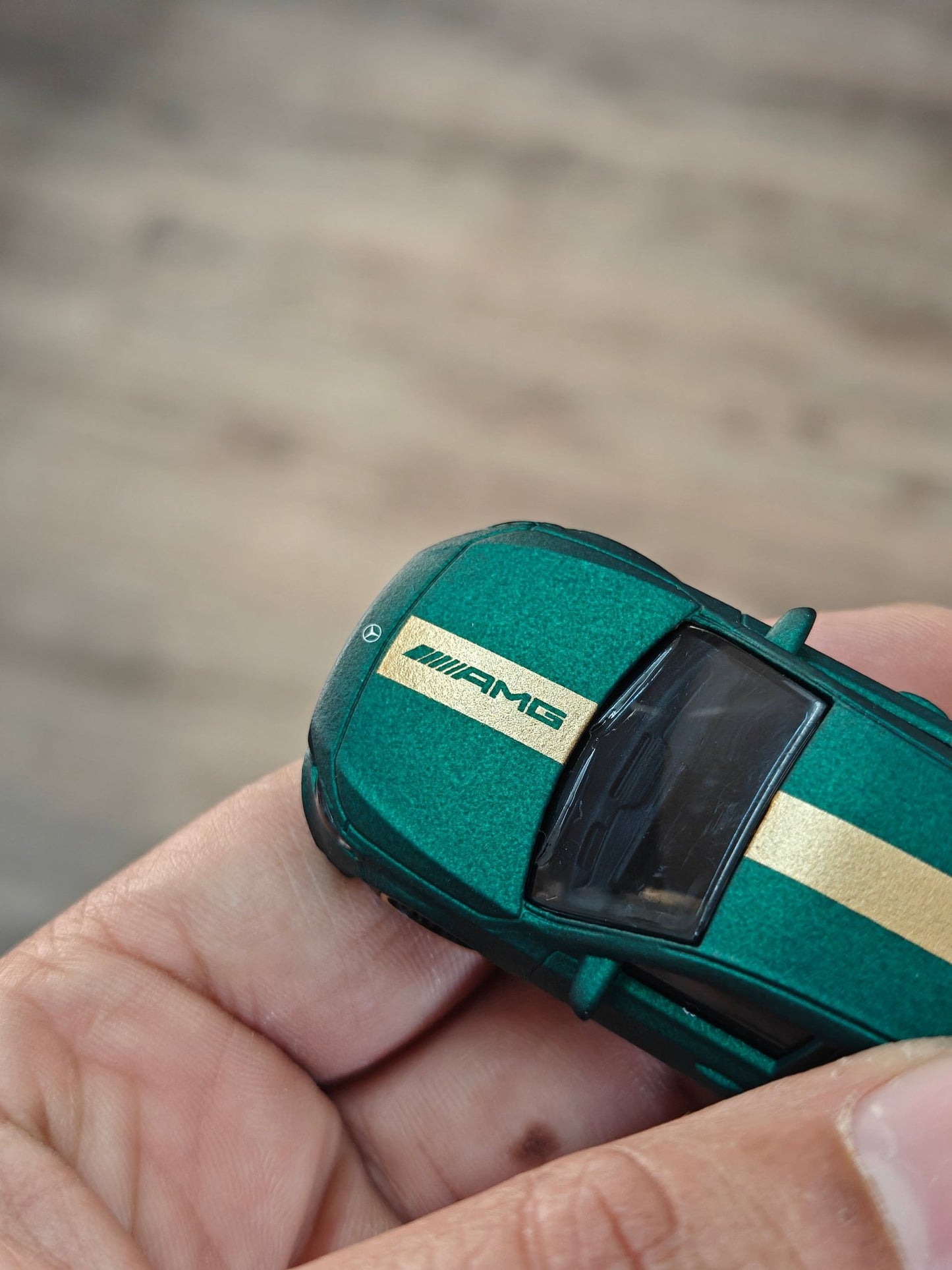 Majorette Mercedes - AMG A35 - Matte Green (Uncarded - New) - Kinder Logs