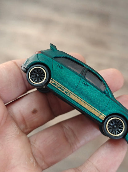 Majorette Mercedes - AMG A35 - Matte Green (Uncarded - New) - Kinder Logs
