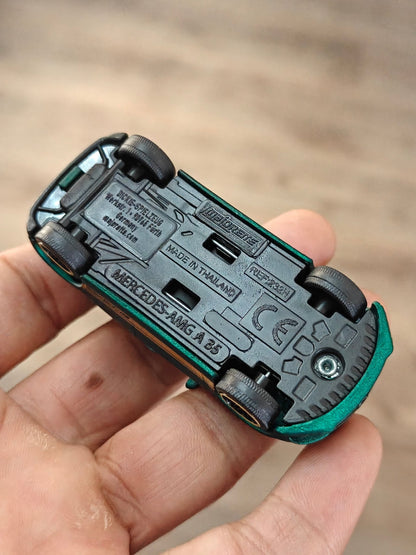 Majorette Mercedes - AMG A35 - Matte Green (Uncarded - New) - Kinder Logs