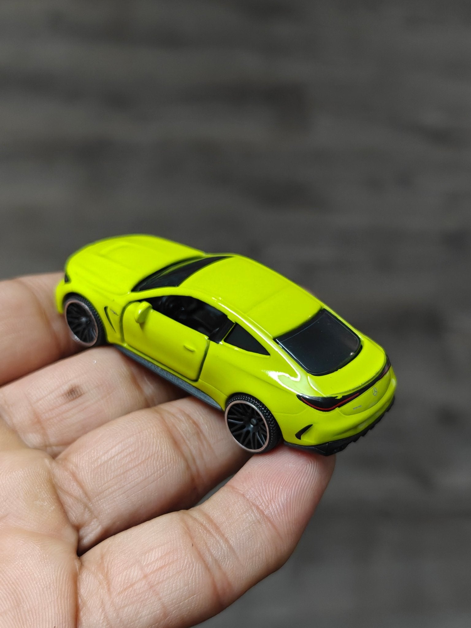 Majorette Mercedes - AMG CLE 63 - Neon Green (Uncarded - New) - Kinder Logs
