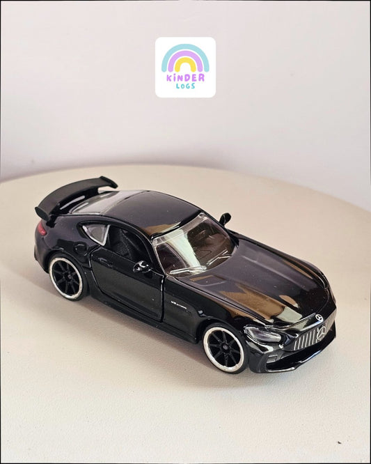 Majorette Mercedes - AMG GT R Black Edition (Uncarded) - Kinder Logs