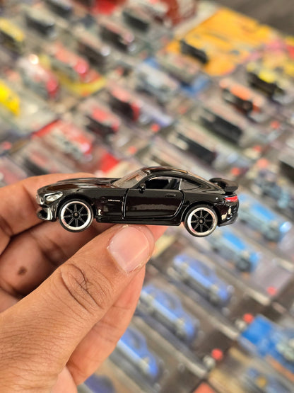 Majorette Mercedes - AMG GT R Black Edition (Uncarded) - Kinder Logs
