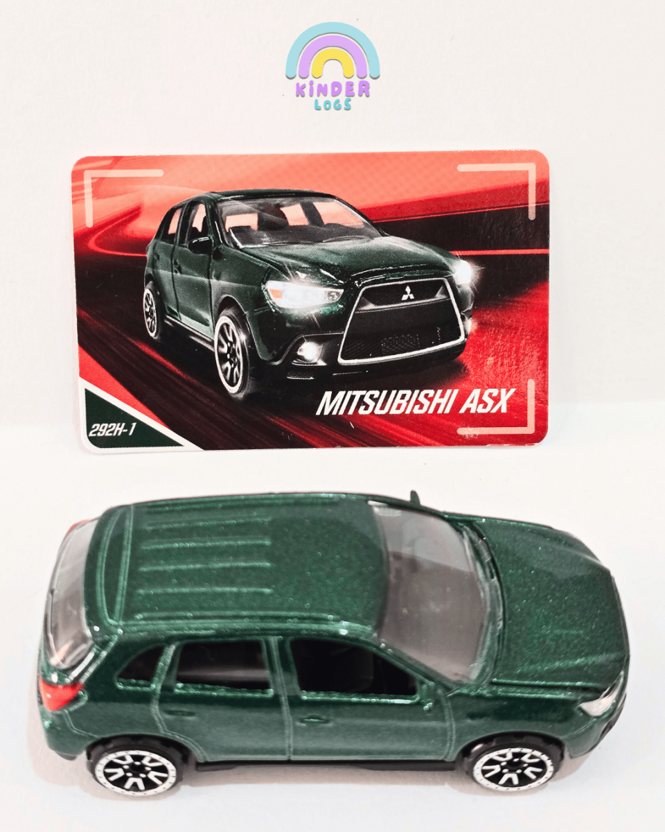 Majorette Mitsubishi ASX - Green (Uncarded) - Kinder Logs