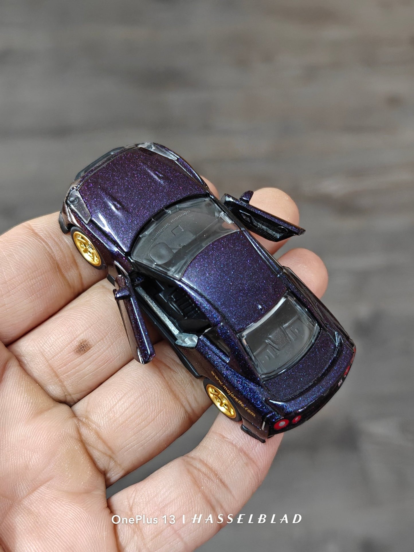 Majorette Nissan GT - R Majomoto - Dark Purple (Uncarded New) - Kinder Logs