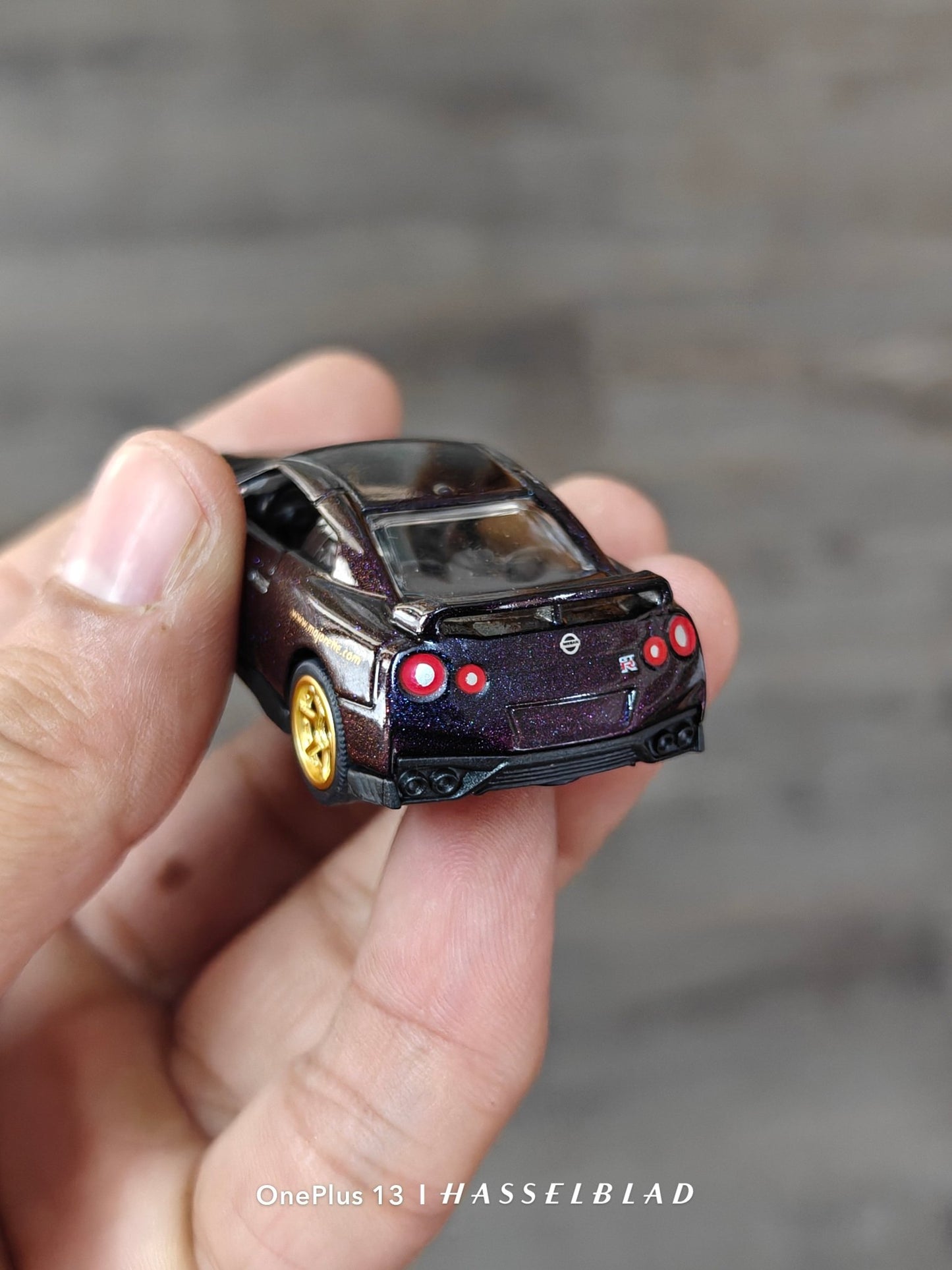Majorette Nissan GT - R Majomoto - Dark Purple (Uncarded New) - Kinder Logs