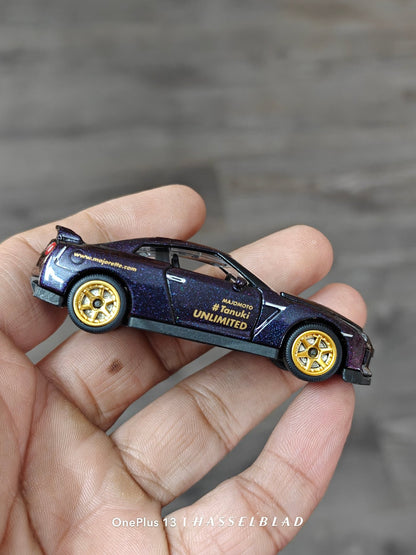 Majorette Nissan GT - R Majomoto - Dark Purple (Uncarded New) - Kinder Logs