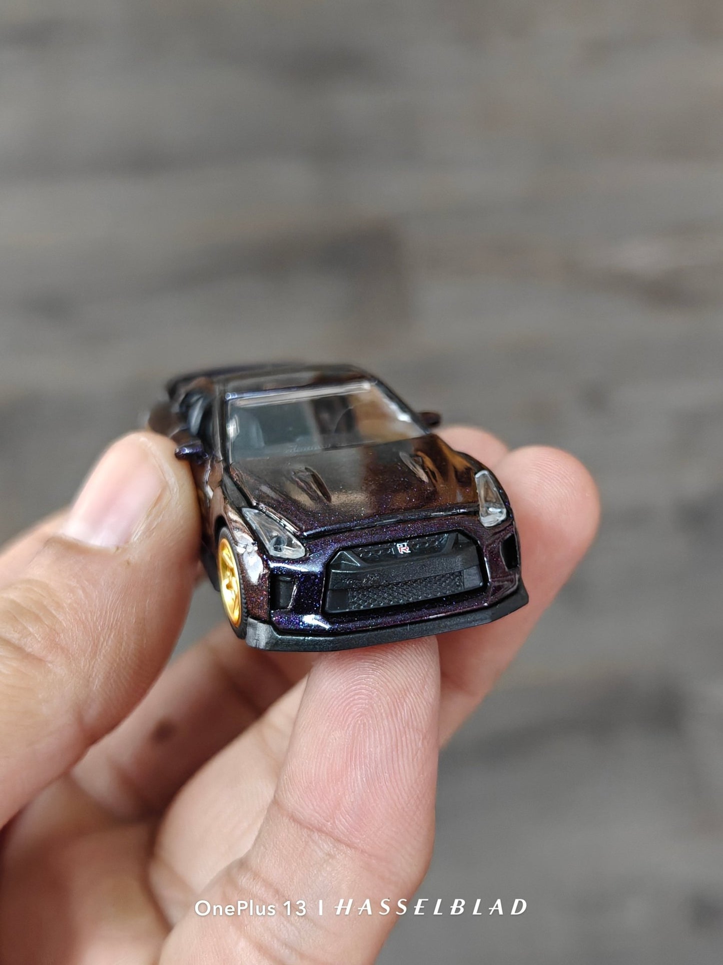Majorette Nissan GT - R Majomoto - Dark Purple (Uncarded New) - Kinder Logs