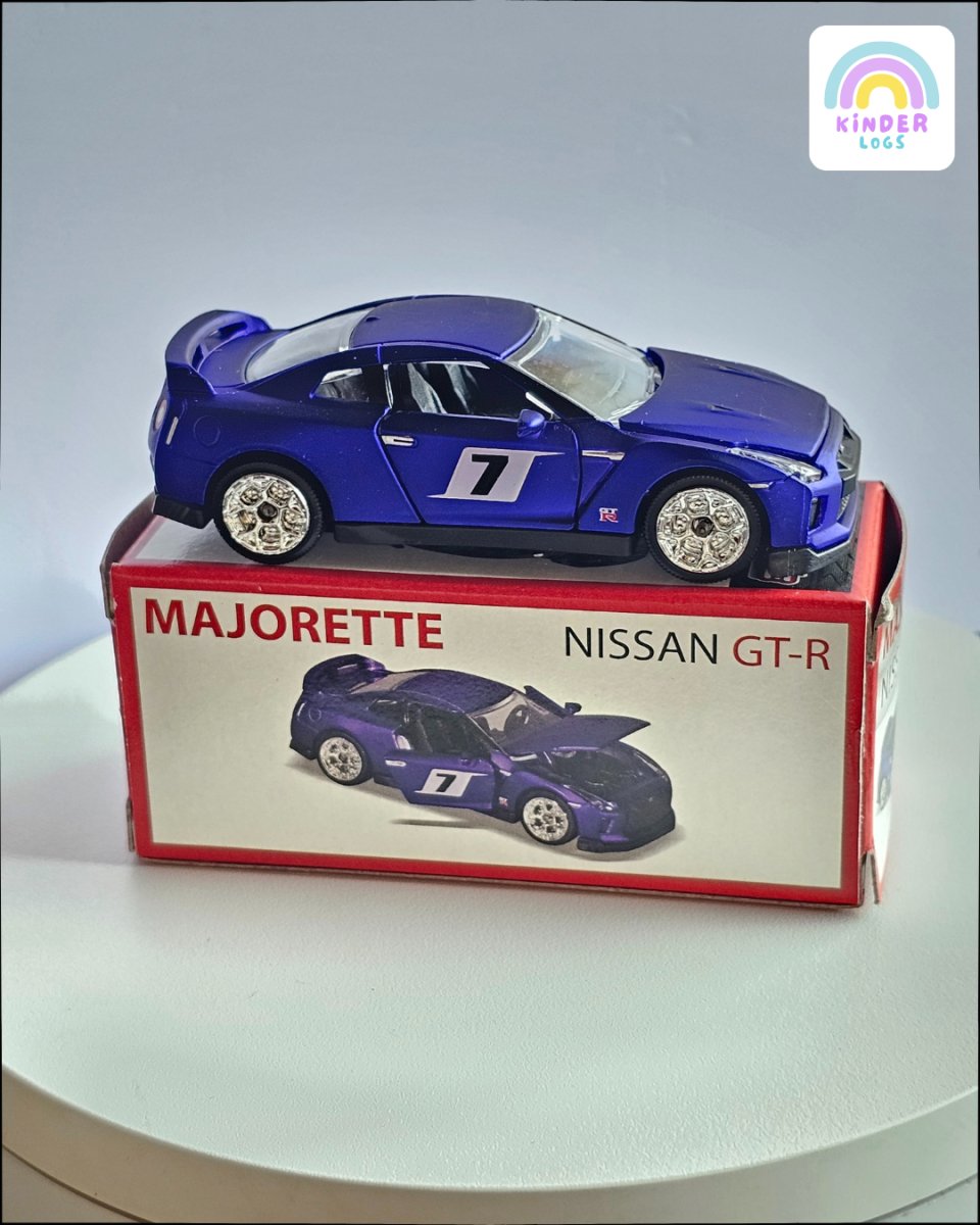 Majorette Nissan GT - R Matte Purple (Uncarded) - Kinder Logs