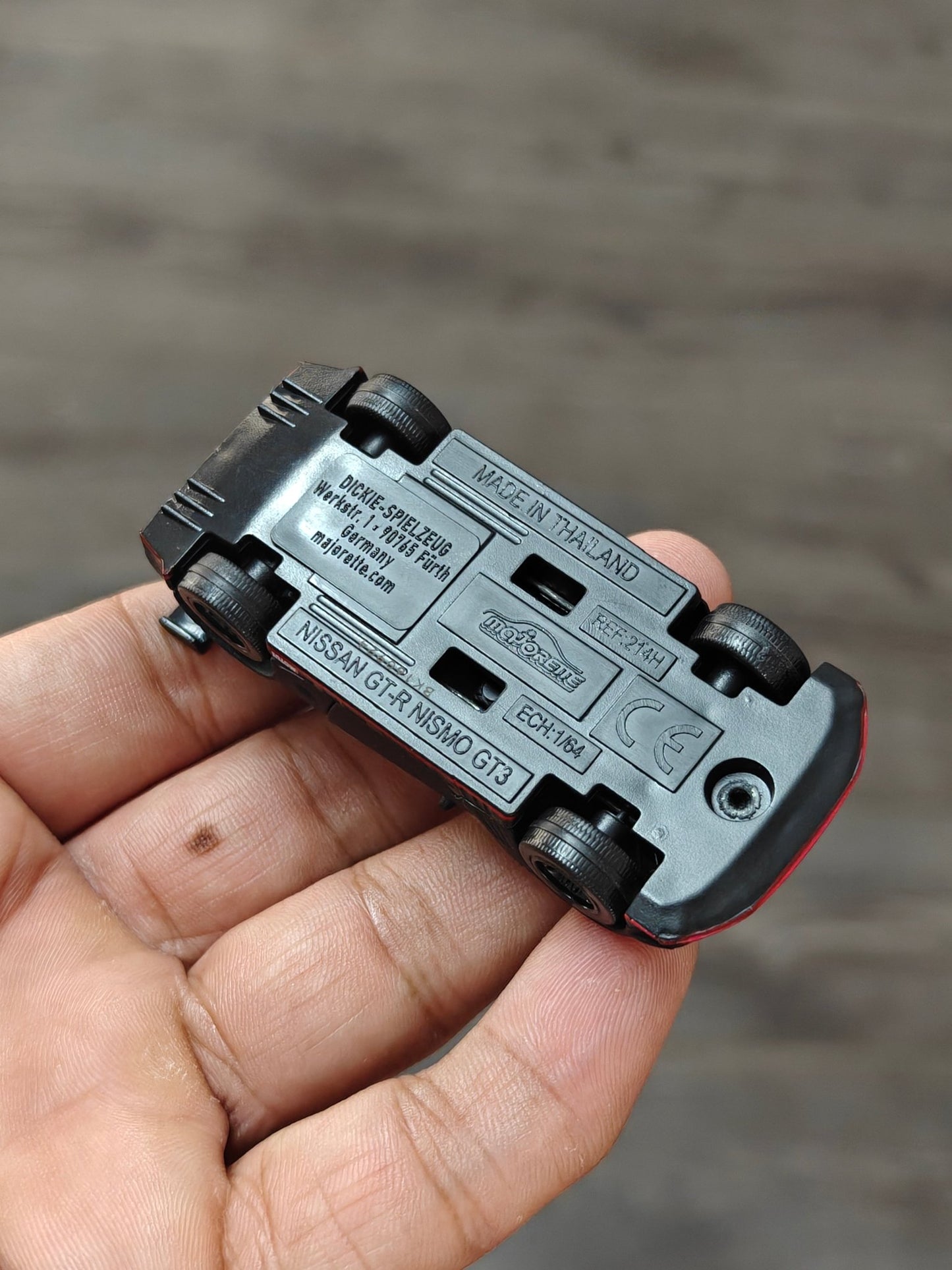 Majorette Nissan GT-R Nismo GT3 Black Edition (Uncarded) - Kinder Logs