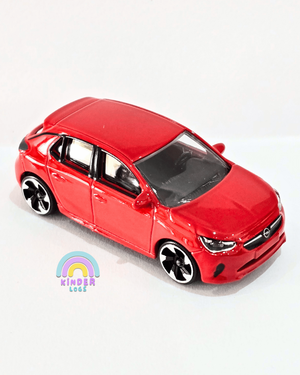 Majorette Opel Corsa - Red (Uncarded) - Kinder Logs