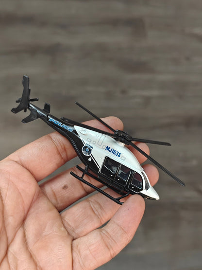 Majorette Police Helicopter - MJ163S Bell 429 (Uncarded - New) - Kinder Logs