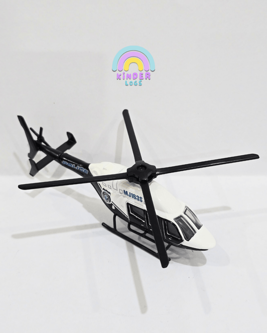 Majorette Police Helicopter - MJ163S (Uncarded) - Kinder Logs