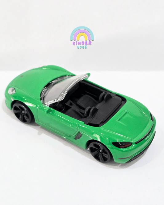Majorette Porsche 718 Boxster - Green Color (Uncarded) - Kinder Logs