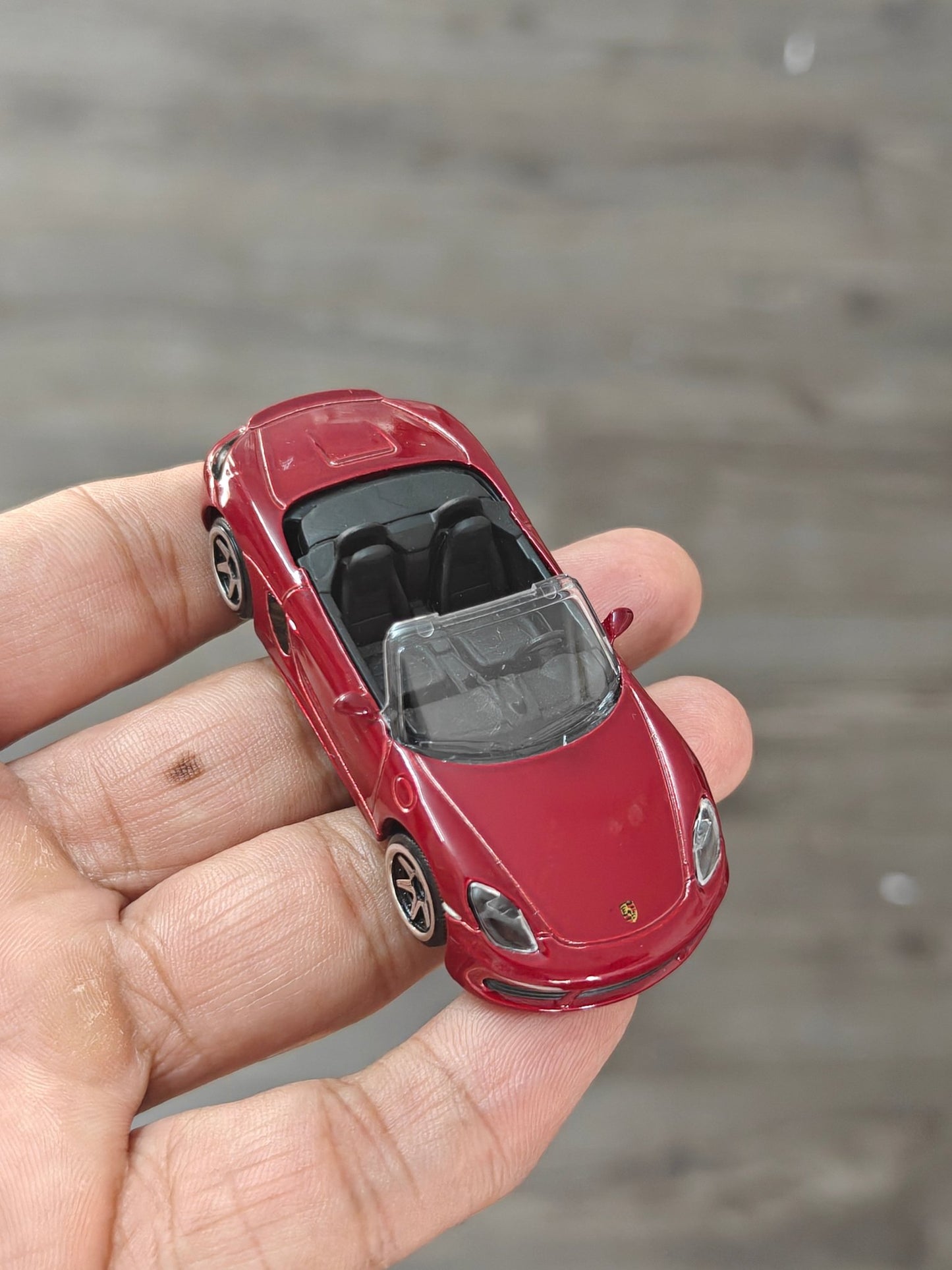 Majorette Porsche 718 Boxster - Red (Uncarded - New) - Kinder Logs