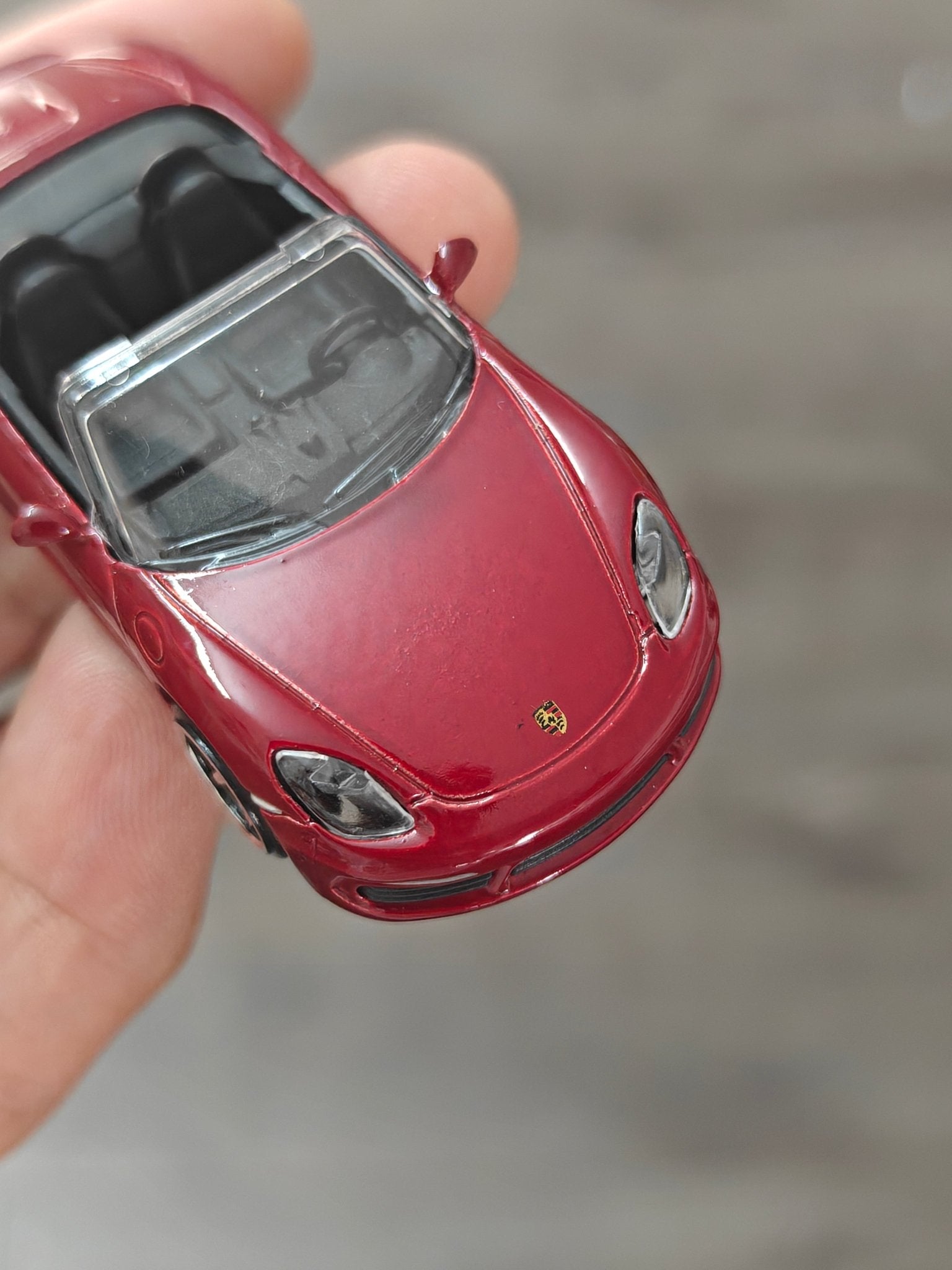 Majorette Porsche 718 Boxster - Red (Uncarded - New) - Kinder Logs