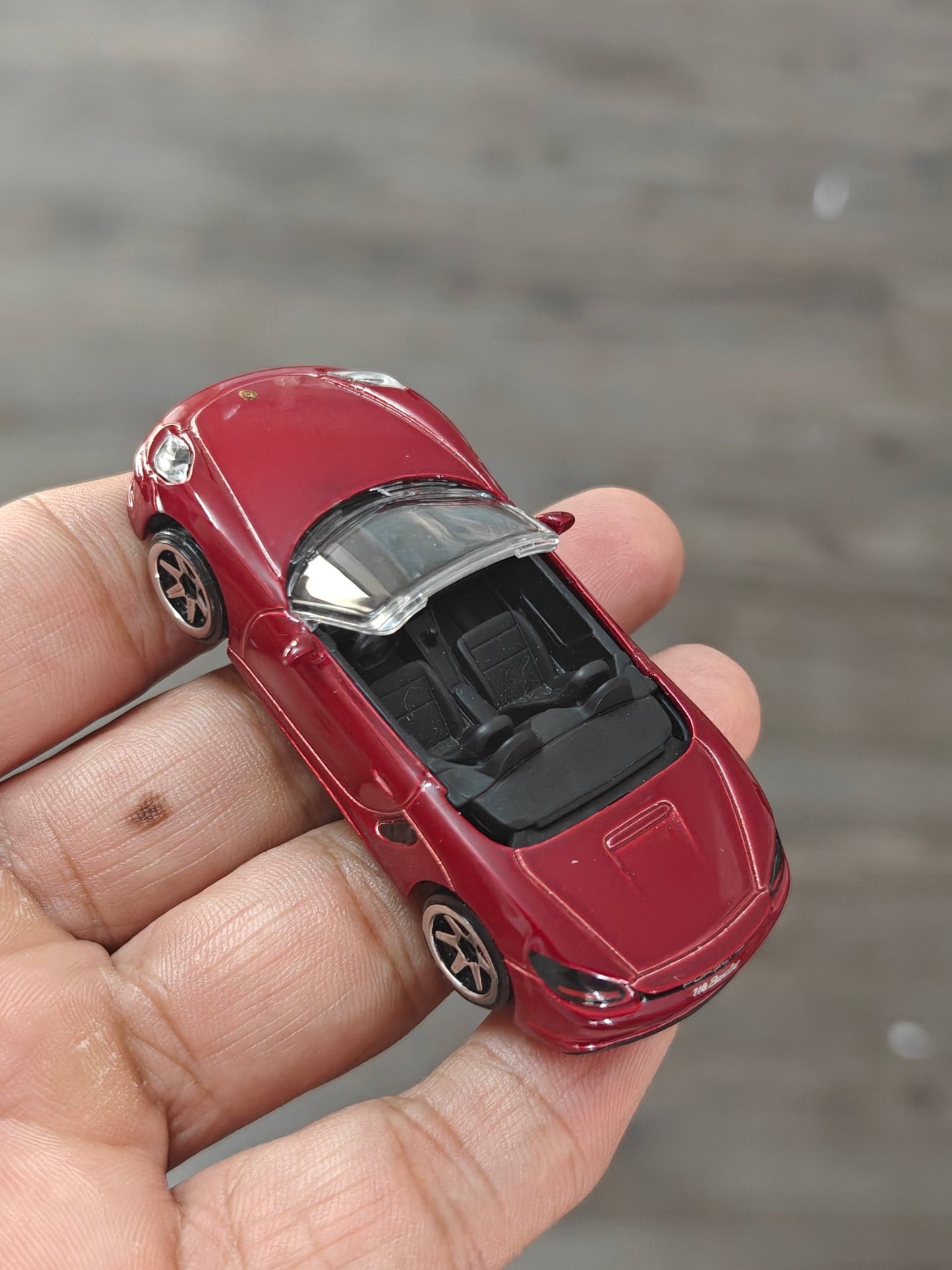 Majorette Porsche 718 Boxster - Red (Uncarded - New) - Kinder Logs