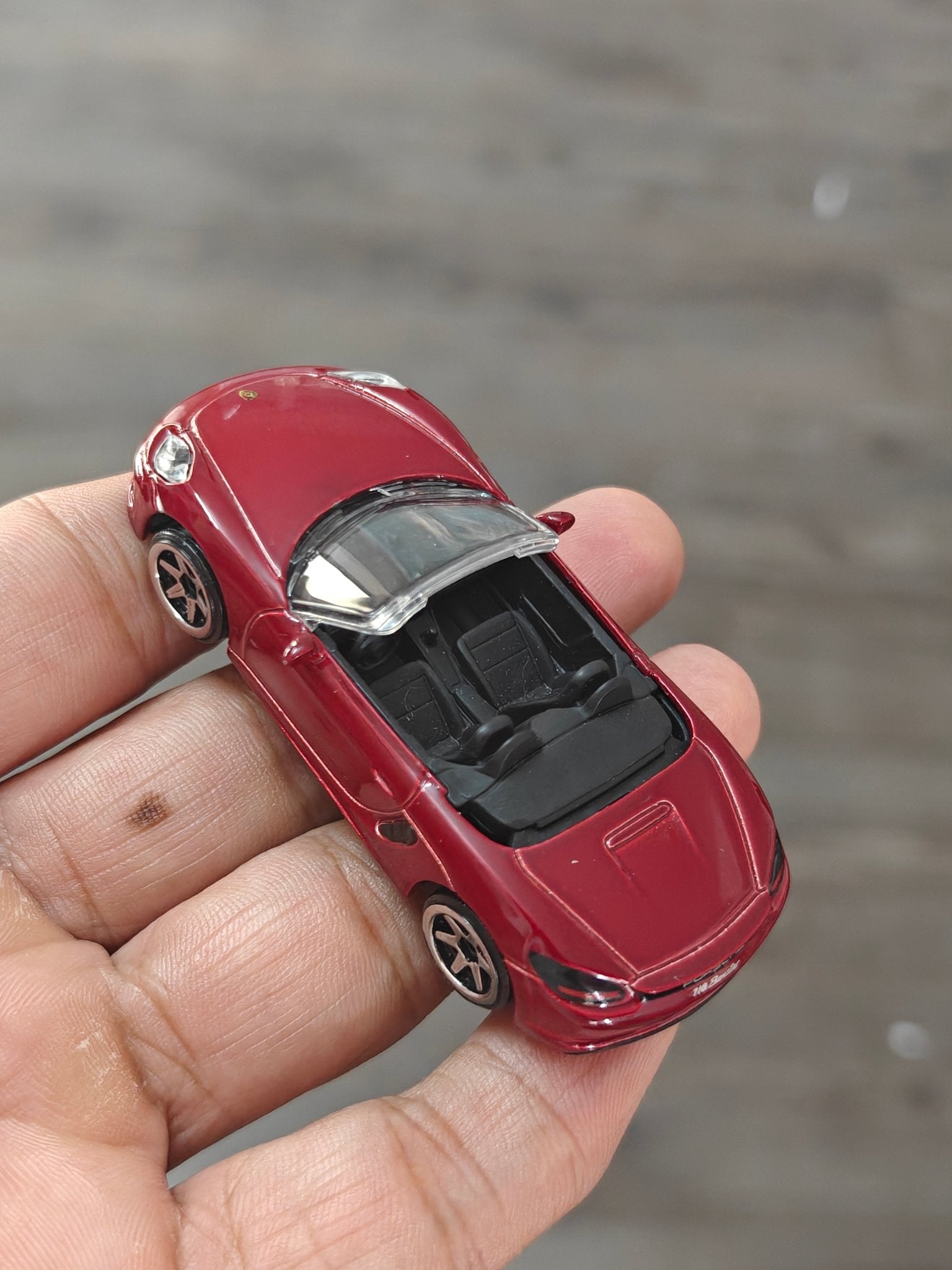 Majorette Porsche 718 Boxster - Red (Uncarded - New) - Kinder Logs