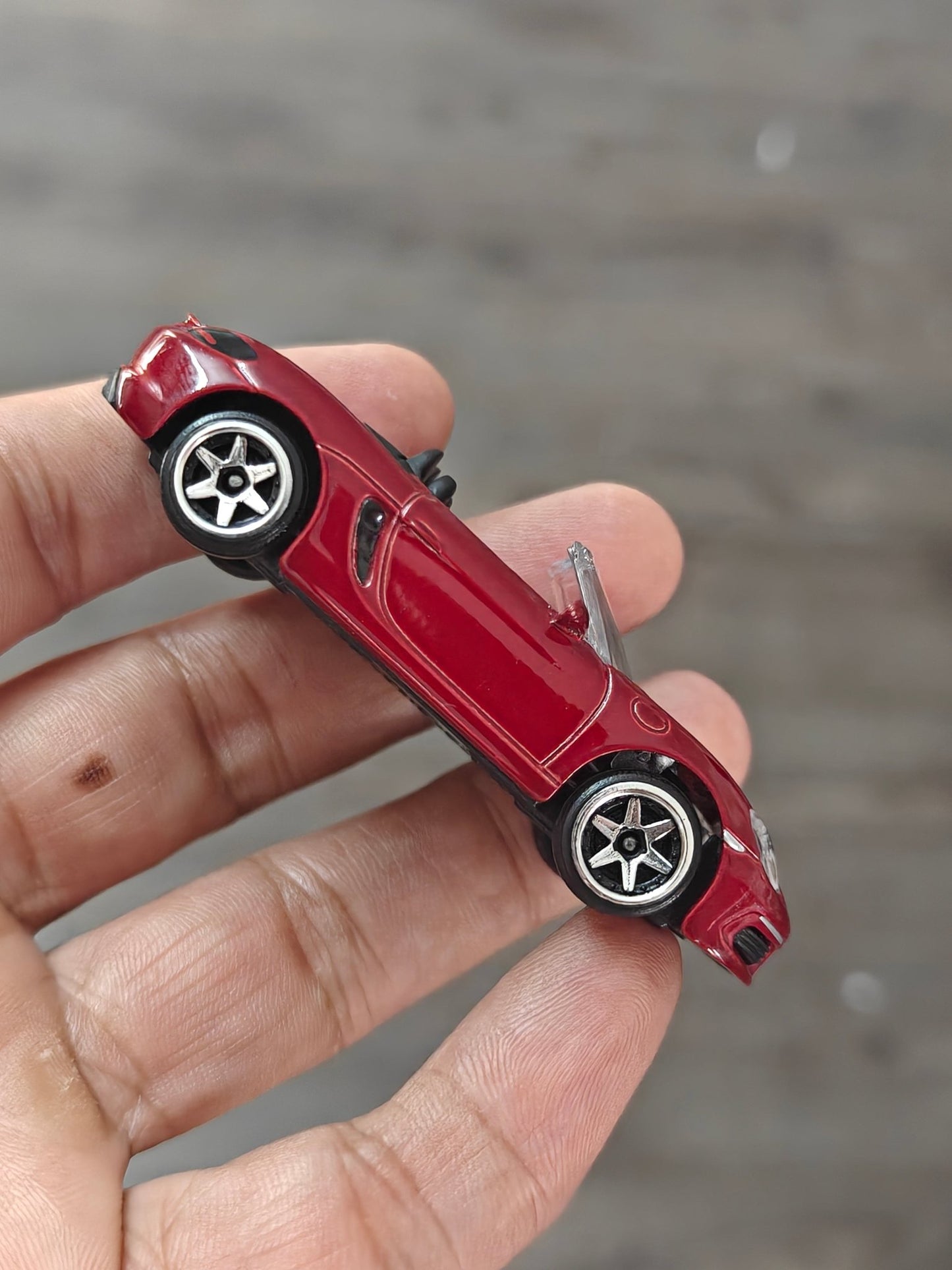 Majorette Porsche 718 Boxster - Red (Uncarded - New) - Kinder Logs