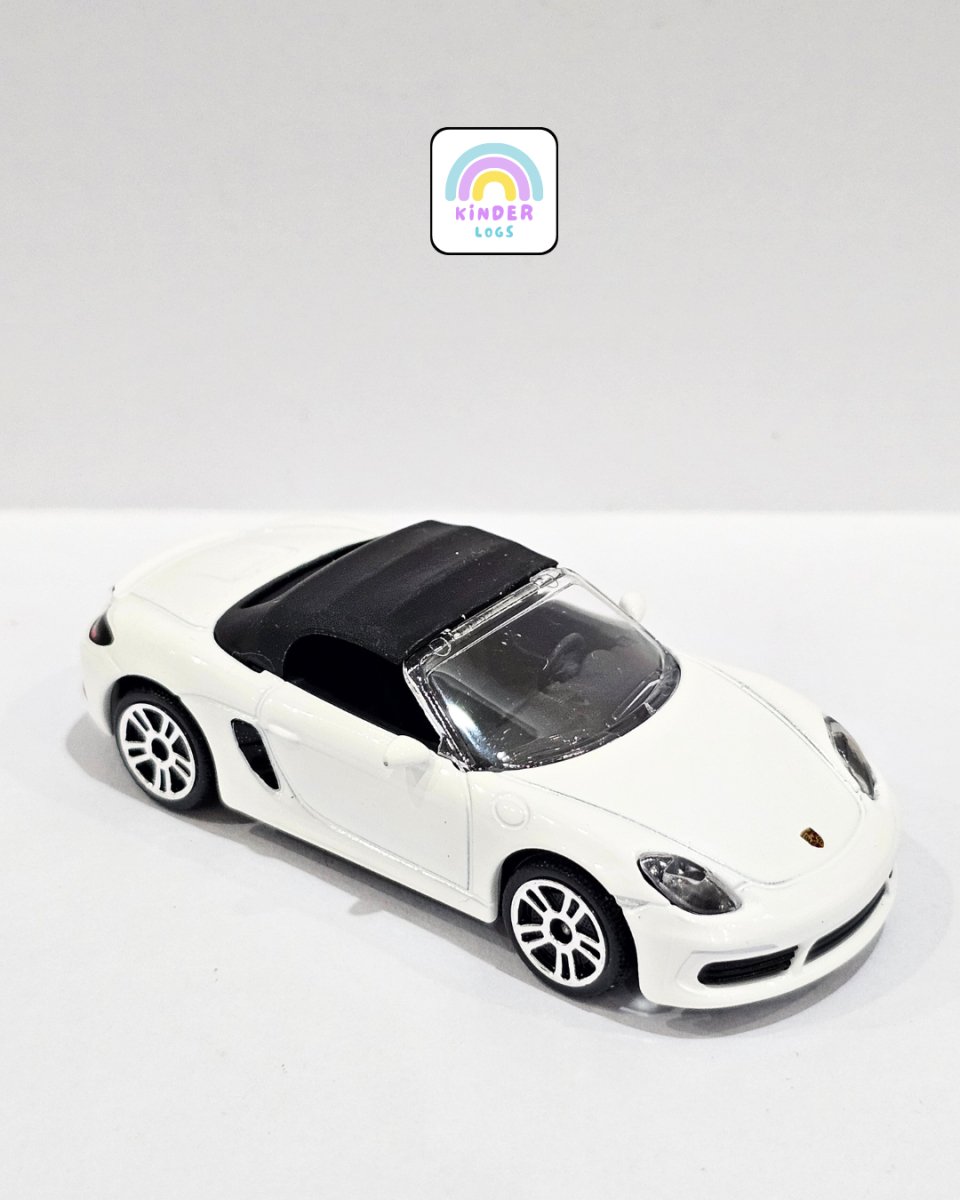 Voiture Miniature Majorette - Porsche 718 Boxster - Édition Spéciale Bleue - Neuf Dans Sa Boîte
