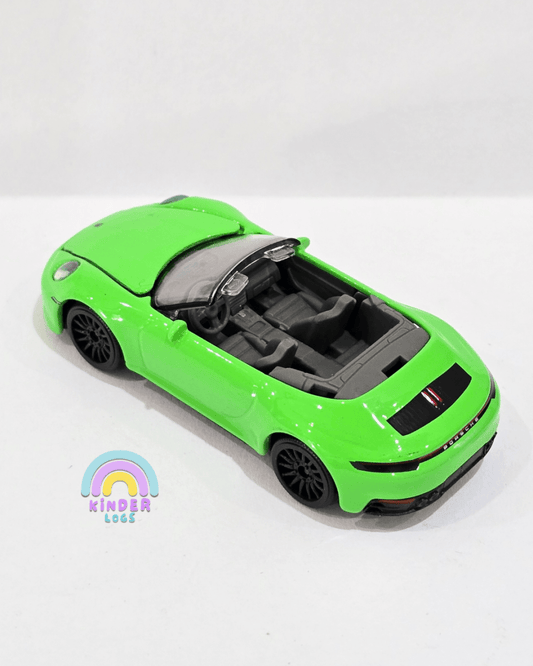 Majorette Porsche 911 Carrera S - Green Color (Uncarded) - Kinder Logs