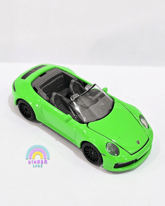 Majorette Porsche 911 Carrera S - Green Color (Uncarded) - Kinder Logs