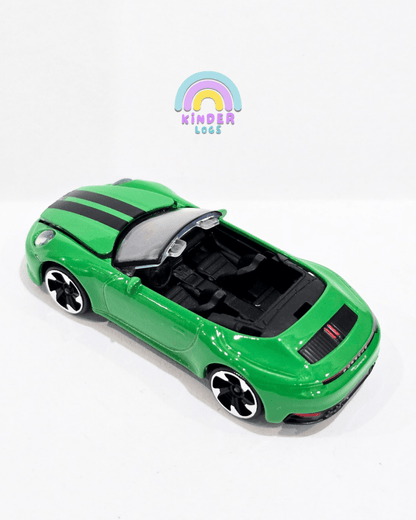 Majorette Porsche 911 Carrera S - Green (Uncarded) - Kinder Logs