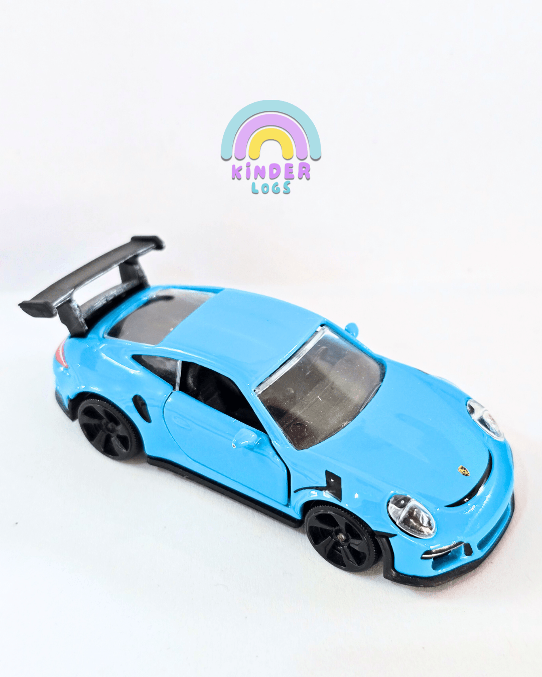 Majorette Porsche 911 GT3 RS - Blue (Used Car) - Kinder Logs