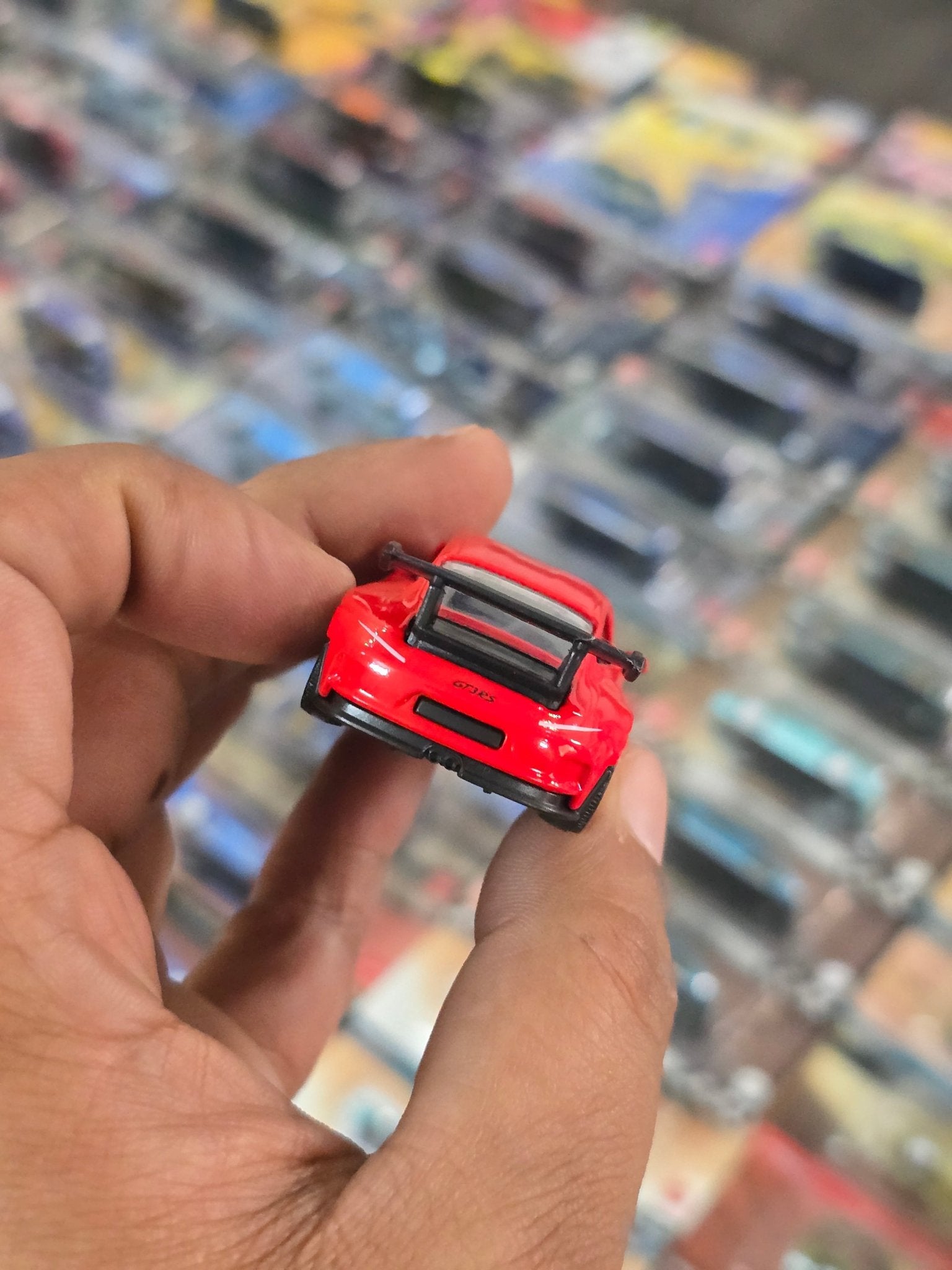 Majorette Porsche 911 GT3 RS - Red With Black Alloys (Uncarded) - Kinder Logs