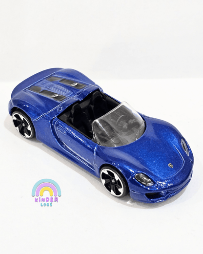 Majorette Porsche 918 Spyder - Blue Color (Uncarded) - Kinder Logs