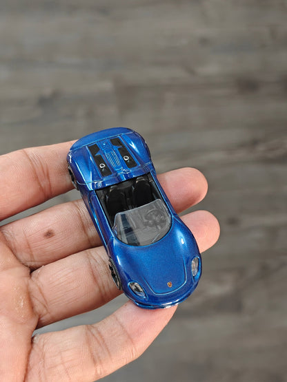 Majorette Porsche 918 Spyder - Blue (Uncarded - New) - Kinder Logs