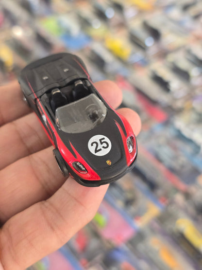 Majorette Porsche 918 Spyder Matte Black Edition (Uncarded) - Kinder Logs